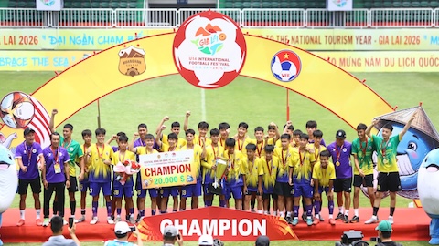U14 Hà Nội vô địch Festival bóng đá quốc tế U14 Gia Lai 2026